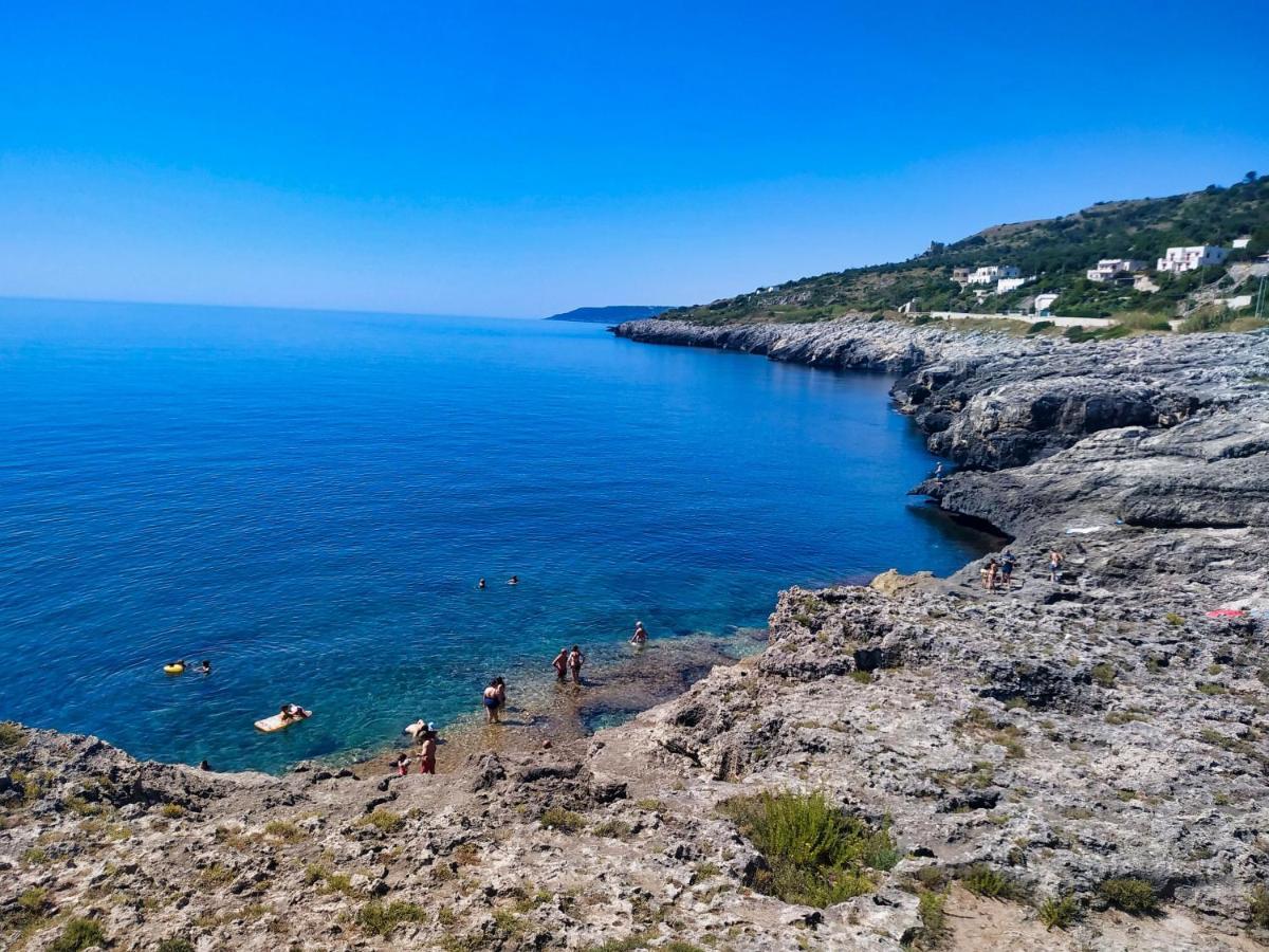 Marina Di Andrano - Alisso, Casa Vista Mare Con Parcheggio Privato E Wifi Βίλα Εξωτερικό φωτογραφία