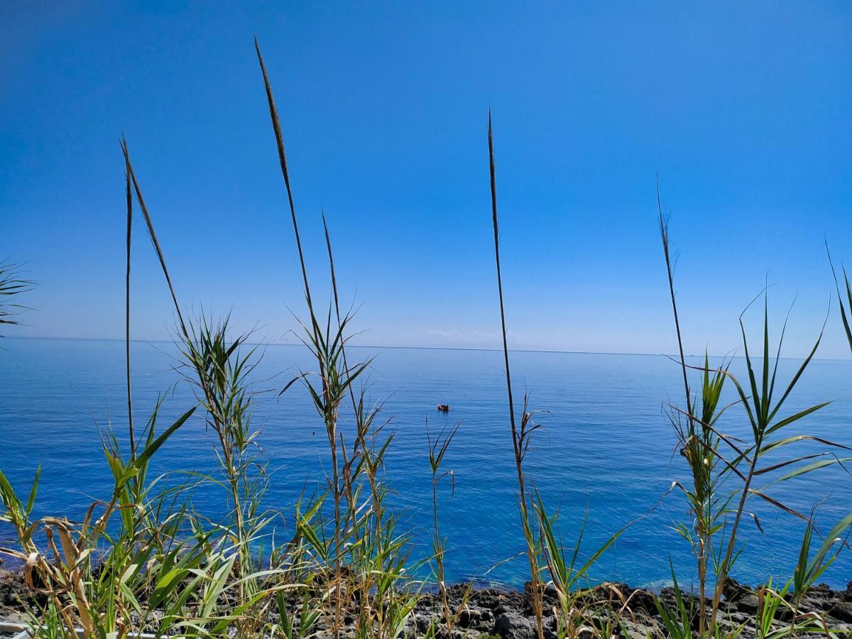 Marina Di Andrano - Alisso, Casa Vista Mare Con Parcheggio Privato E Wifi Βίλα Εξωτερικό φωτογραφία